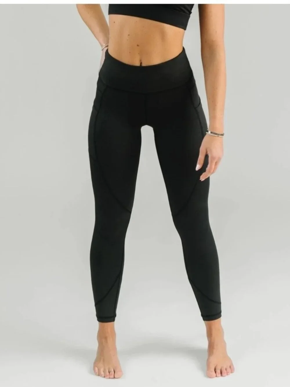 Zyia Active Black Pocket Light n Tight Hi-rise 26